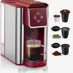 Sifene Red KC101 3-IN-1 Single Serve Coffee Maker Pod Machine K-cups. Fixed Price $69.99.