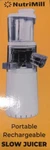 Nutrimill Portable Rechargeable Slow Juicer - New 720400. Fixed Price $79.99.