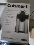 Cuisinart CCJ-500FR Stainless Steel Citrus Juicer Silver/black. Fixed Price $25.00.