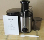 Aicok Electric 3 Speed Centrifugal 400W Juicer & Manual- Model AMR516. Fixed Price $24.99.