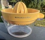 Kitchenaid Hand Citrus Juicer Strainer Buttercup Yellow 18OZ Orange Grapefruit. Fixed Price $12.00.