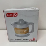 Dash Electric Dual Citrus Juicer White 25 Oz New Open Box. Fixed Price $12.99.