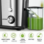 Aicook GS-336 400W Dual Speed Stainless Steel Centrifugal Juicer, Nib. Fixed Price $45.50.