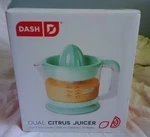 Dash Electric Dual Citrus Juicer Aqua Brand New Open Box. Fixed Price $30.00.
