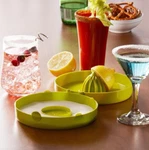 Trudeau 2-IN-1 Glass Rimmer Juicer W/ Integrated Citrus Green Margarita. Fixed Price $6.00.
