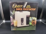 New, Vintage Oster Juice Extractor & Pulp Ejector 323-06 White, Made Usa. Fixed Price $69.00.