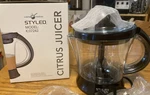 Electric Citrus Juicer Cuisine Creatives 1 Liter Styled Model K: 07242 Nos. Fixed Price $14.00.