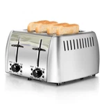 Prepameal 4-SLICE Stainless Steel Toaster, Bagel, Reheat, Defrost, Extra Wide. Fixed Price $80.54.