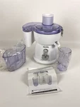 Ignite 2-SPEED Juicer, Fruits And Vegetables, White. Fixed Price $29.99.