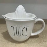 Rae Dunn Artisan Collection Manual Citrus Juicer Cup "juice" White Ceramic. Fixed Price $20.00.