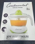 Continental Electric 24 Oz Citrus Juicer - White, Open Box Unused. Fixed Price $13.20.
