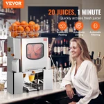Commercial Orange Juicer Machine, 2 Peel Collecting Buckets. Fixed Price $811.92.