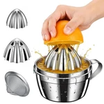 Homestia Stainless Steel Manual Citrus Juicer - Lemon Orange Silver,. Fixed Price $34.48.