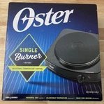 Oster CKSTSB100-B-015 Single Burner Adjustable Temperature Control (new Box). Fixed Price $45.00.
