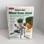 Back To Basics Stainless Steel Wheat Grass Juicer Model SJ-27. Fixed Price $49.99.