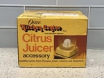 Vintage Oster Kitchen Center Citrus Juicer Accessory Model 952-06 Almond Nib!!. Fixed Price $35.99.