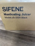 Sifene Masticating Juicer Dual Mouth Black JA-3304 New Open Box/ae. Fixed Price $38.26.