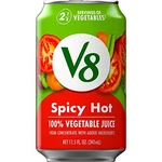 V8 Spicy Hot Vegetable Juice, 11.5 Fluid Ounces, 24 Per Case. Fixed Price $72.68.