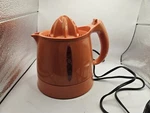 Vintage Fiesta Electric Citrus Juicer Model CJ-110P Orange Persimmon Bottom Only. Fixed Price $29.75.
