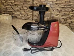 Aucma Slow Juicer, Cold Press W/ Quiet Motor, Classic Red JS3005. Fixed Price $70.00.