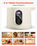 Vevor 6-IN-1 Milk Maker, 20OZ Compact For Oat, Soy, Nut, Self-clean. Fixed Price $46.99.