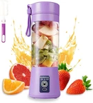 Light Purple Portable Usb Blender Cup For Shakes & Smoothies, 380ML. Fixed Price $29.99.