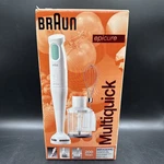 Braun Multiquick High Speed Hand Blender W/chopper Whisk MR430HC. Fixed Price $34.87.