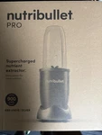 Nutribullet Pro 900W Blender NB9-0901S Silver New Open Box Complete. Fixed Price $50.00.