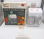 Vtg 1991 Juice Master Deluxe Extractor Seen On Tv W/ Manual & Recipes. Fixed Price $24.97.