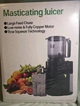 Ningbo Cold Press Masticating Juicer, Large Feed, Noise, Slow Squeeze Nib. Fixed Price $70.00.
