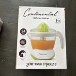 24 Oz Continental Electric Citrus Juicer Kitchen Appliance Open Box. Fixed Price $19.95.