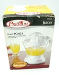 Premium Citrus Juicer White 35OZ PCJ620 Auto Reverse Reamer Easy Pour Spout. Fixed Price $16.95.