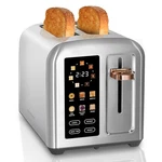 Seedeem 2 Slice, Full Touch Control Stainless Toaster, Lcd Display, 50%. Fixed Price $67.90.