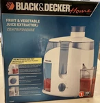 Black & Decker Home JE2060 Electric Juicer White 400 Watts New In Box. Fixed Price $69.99.