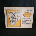 Sunbeam Mixmaster Power Plus 94-361 Juicer Extractor Attachment In Box New. Fixed Price $16.99.