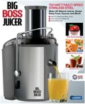 Big Boss Juicer 700 Watts W/extra Large 3-INCH Feeder. Fixed Price $75.99.