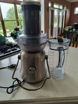 Breville The Fountain Cold Plus 1000W Juicer - Silver (BJE530BSS1BUS1). Fixed Price $100.00.