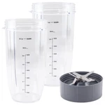 Pack 32 Oz Cup And Extractor Blade For Nutribullet NB-101B NB-101S NB-201. Fixed Price $24.99.