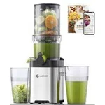 Amzchef Slow Masticating Juicer ZM1902 Cold Press 180W Silver Quiet Motor Nib. Fixed Price $59.26.