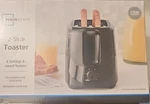 Mainstays 2-SLICE Toaster 6 Settings Removable Crumb Tray 700W Black Ms. Fixed Price $18.95.