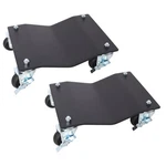 2X 2500LBS Professional Vehicle Dollies, Tire Skates Car Wheel Dolly Steel. Fixed Price $168.90.