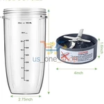 New Blender 32 Oz Cup And Extractor Blade For Nutribullet NB-101B NB-101S NB-201. Fixed Price $15.59.