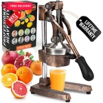 Zulay Kitchen Cast Iron - Juicer, Original Copper. Fixed Price $246.99.