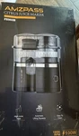Amzpass FE003B Black Detachable Dual-head Electric Automatic Citrus Juice Maker. Fixed Price $55.00.