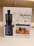 Ecoself SJ-050C Grey Slow Juicer 4.35" Big Mouth Cold Press Whole Fruit 200W. Fixed Price $39.99.