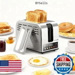 2 Slice, Consciot Smart Touch Screen Toasters With 6 Browning Levels, Ti. Fixed Price $31.17.