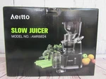Brand New Machines, Aeitto Slow Juicer, Model No AMR8824. Fixed Price $289.99.