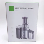 Gdor Centrifugal Juicer JE2106 Black Silver 3" Large Feed Titanium 1200W Motor. Fixed Price $54.99.