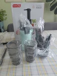 Dash Deluxe Compact Cold Press Power Juicer W/ All Attachments And Warinty. Fixed Price $35.00.