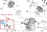 Champion Cpe 100237 754CC 12.5KW 14KW Lpg Cng Generator Starter Motor Assembly. Fixed Price $299.99.